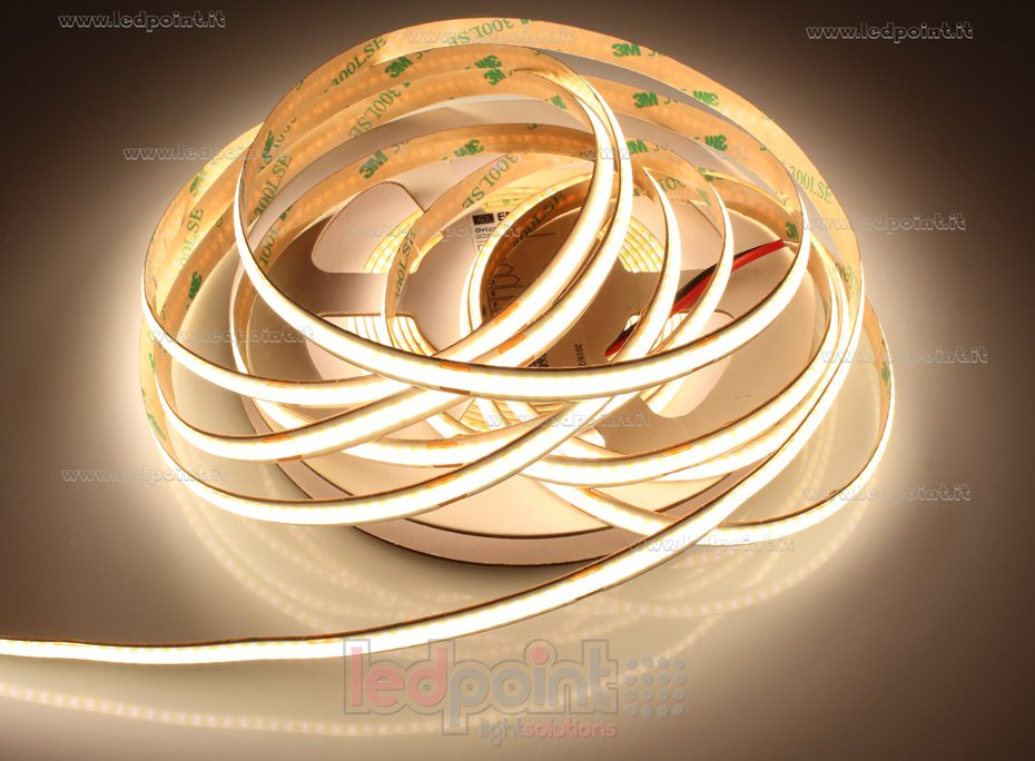 Ruban led COB 24V IP20 3000K 320led/m FE2-300-320OR2-S1
 