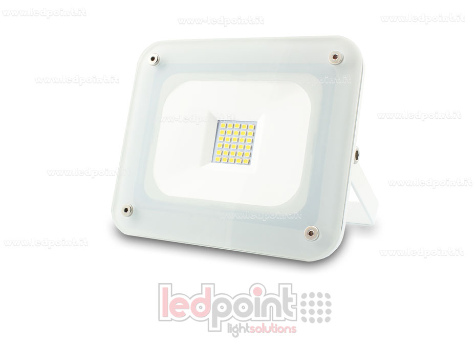Projecteur extérieur 4000K 20W 230V blanc FL-400-0208110H-W