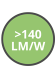 Rubans led avec un rendement lumineux supérieur à 140 lm / W
