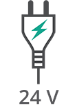 Tension d'exercice du ruban LED: 24V