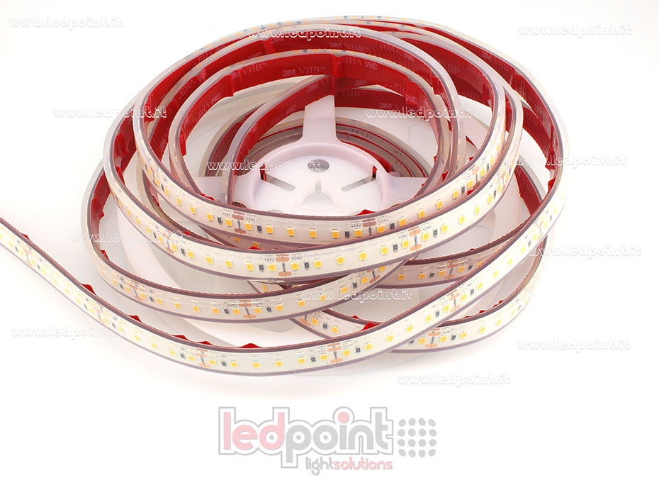 Ruban led 2835 24V IP67 3000K 120led/m L52-300T-120822/14.4
 