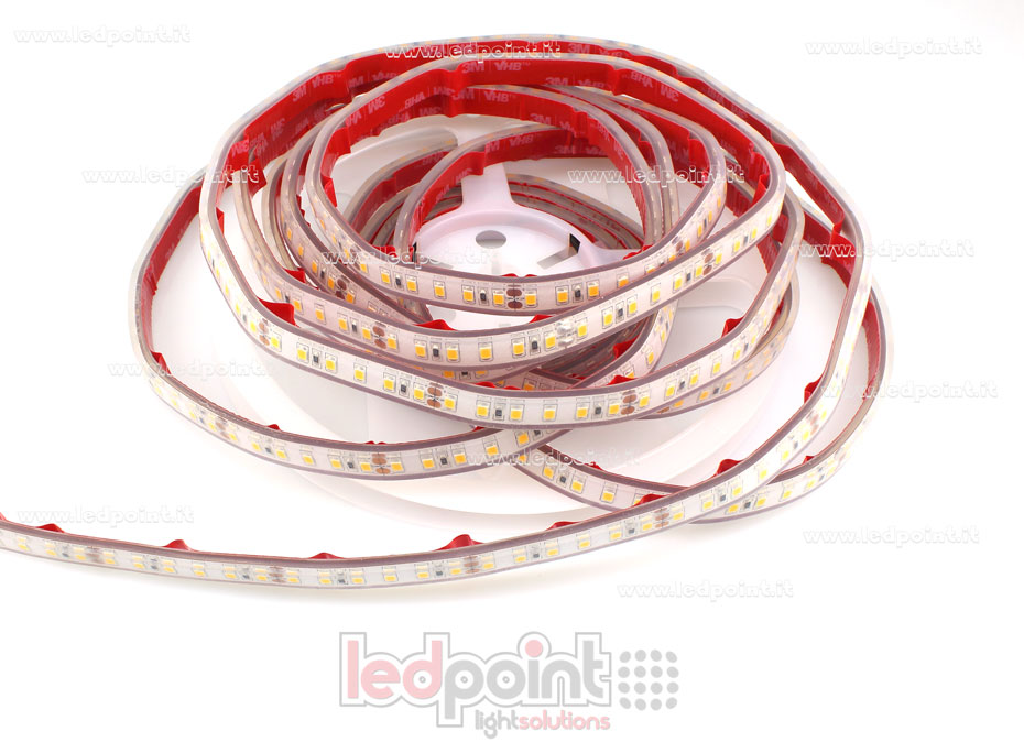 Ruban led 2835 24V IP67 3000K 120led/m L52-300T-120D22
 