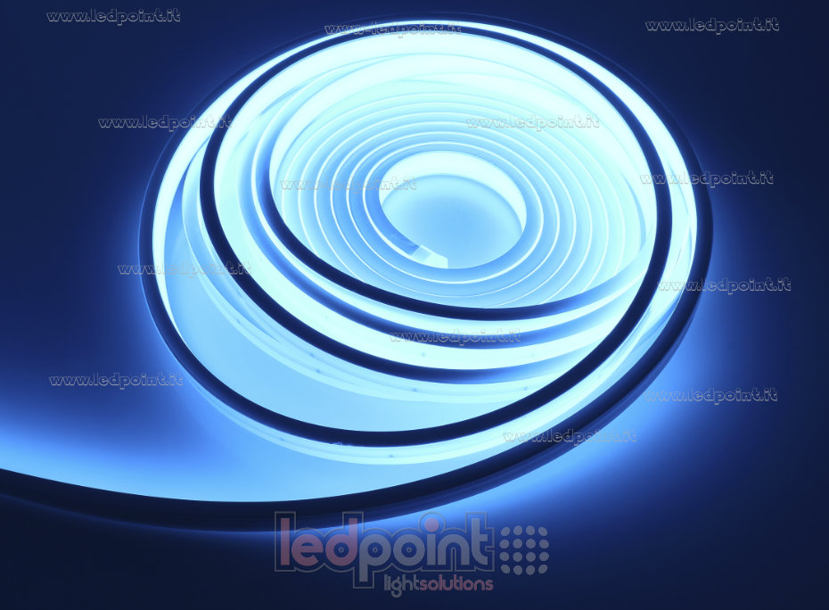 Ruban led 2025 24V IP67 Bleu Glace 264led/m L52-IBLW-264N12
 