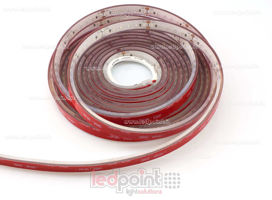 Ruban led 2835 24V IP67 620-625nm 120led/m L52-REDT-120822
 