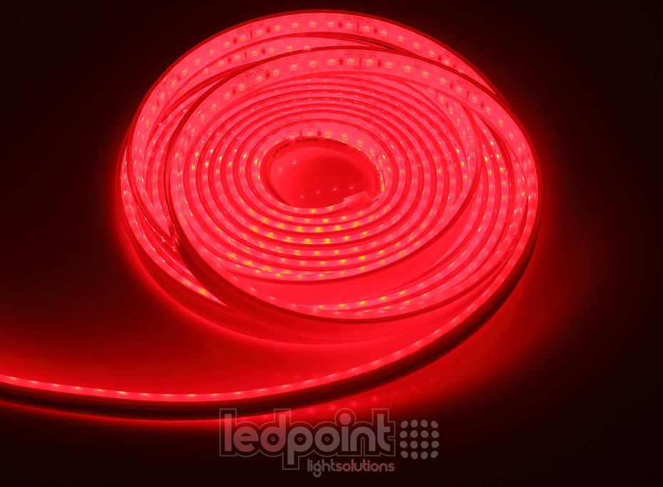 Ruban led 2835 24V IP67 620-625nm 120led/m L52-REDT-120822
 