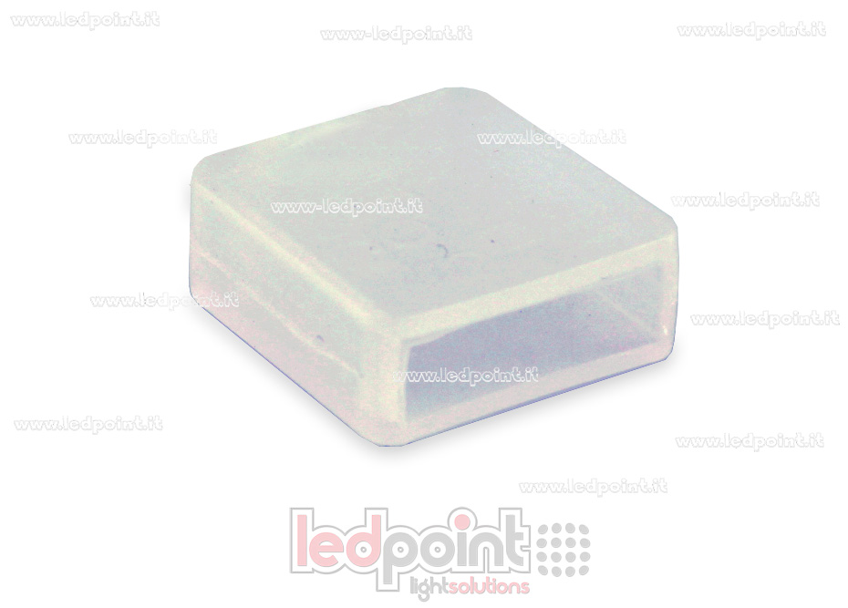 Embout pour profilé en aluminium pour rubans led Lx-ENC-10-W2