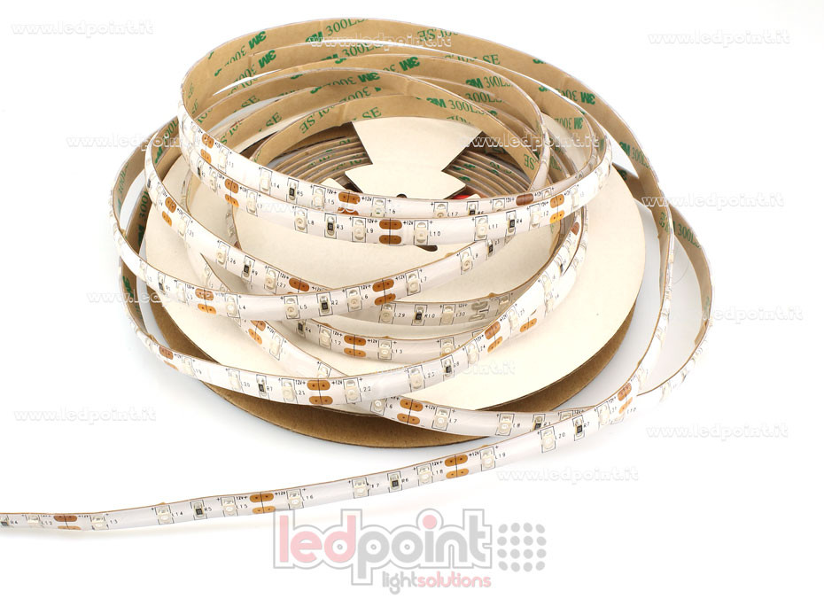 Ruban led 3528 12V IP53 467-470nm 60led/m M52-BLU-060321
 