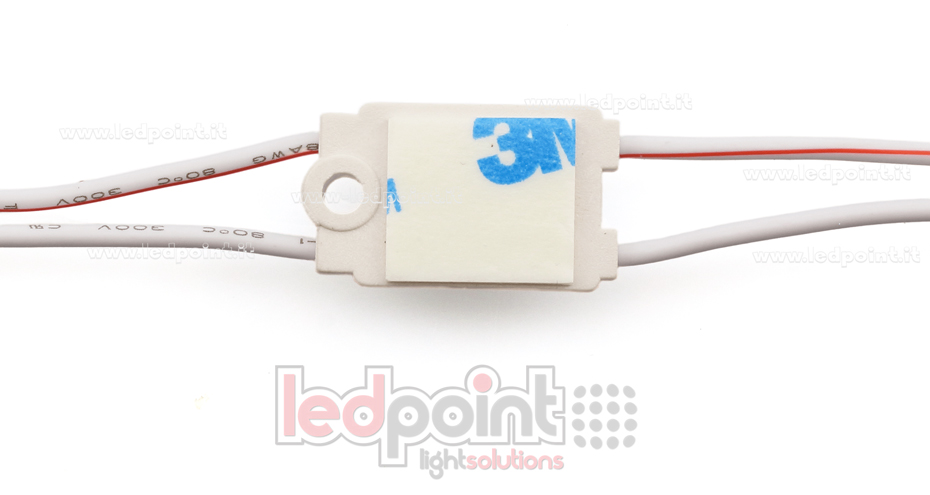 Module led 2835, 0,5W 24V, blanc chaud 3000K, IP65 avec lentille 175° ModD-300-01832 Module led 2835, 0,5W 24V, blanc chaud 3000K, IP65 avec lentille 175° ModD-300-01832