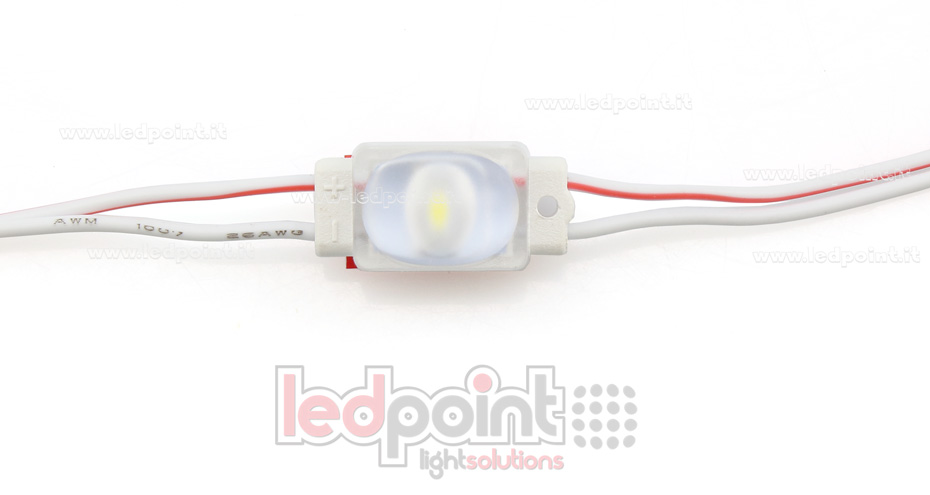 Mini-module led 2835, 0,36W 12V, blanc froid 6000-7000K, IP65 avec lentille 168°*147° ModD-600-01821-mini Mini-module led 2835, 0,36W 12V, blanc froid 6000-7000K, IP65 avec lentille 168°*147° ModD-600-01821-mini
