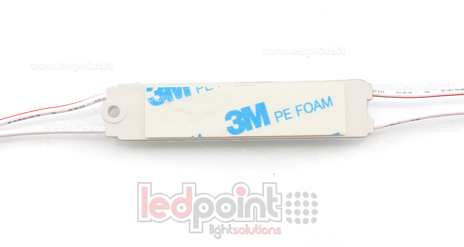 Module 3 led 2835, 1,08W 24V, blanc froid 6000-6500K, IP65 avec lentille 175° ModD-600-03832 Module 3 led 2835, 1,08W 24V, blanc froid 6000-6500K, IP65 avec lentille 175° ModD-600-03832