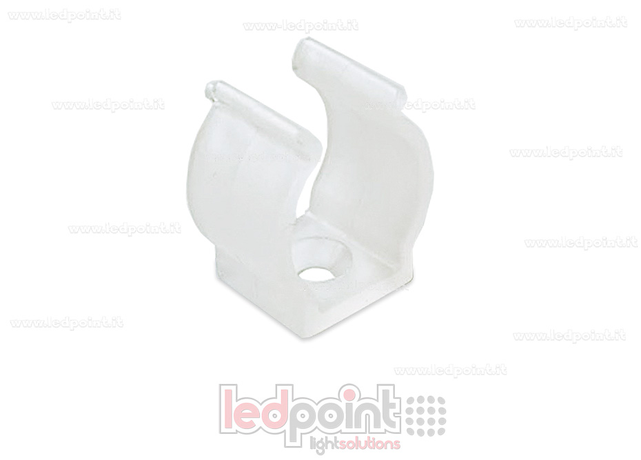 Clip de fixation pour Led Neon Flex 15mm rond NE15RR-ACL Clip de fixation pour Led Neon Flex 15mm rond NE15RR-ACL