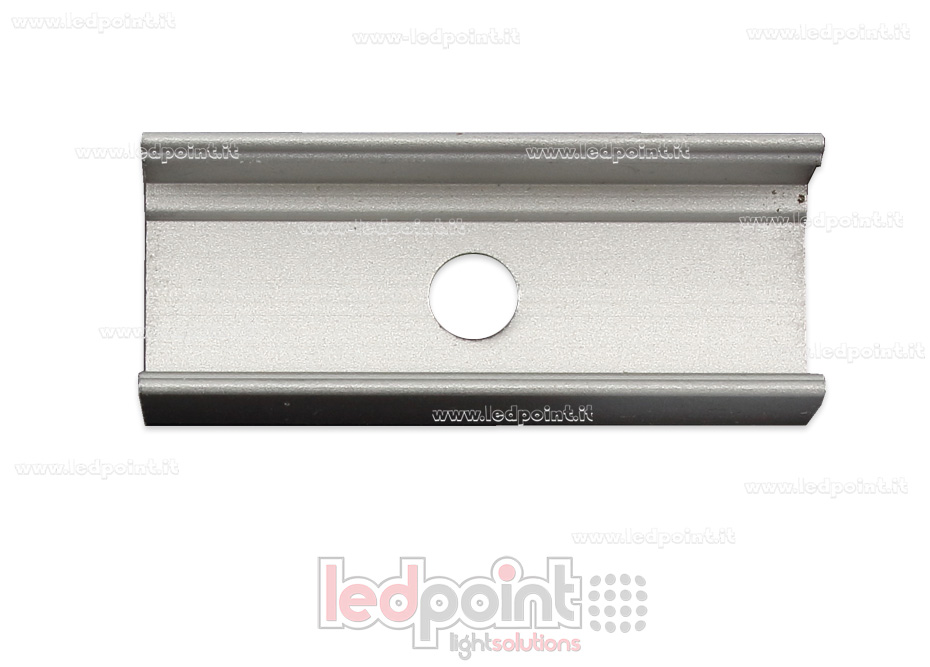 Clip de fixation en aluminium, 5cm, pour Led Neon Flex 10x10mm NEO-1010-ACL