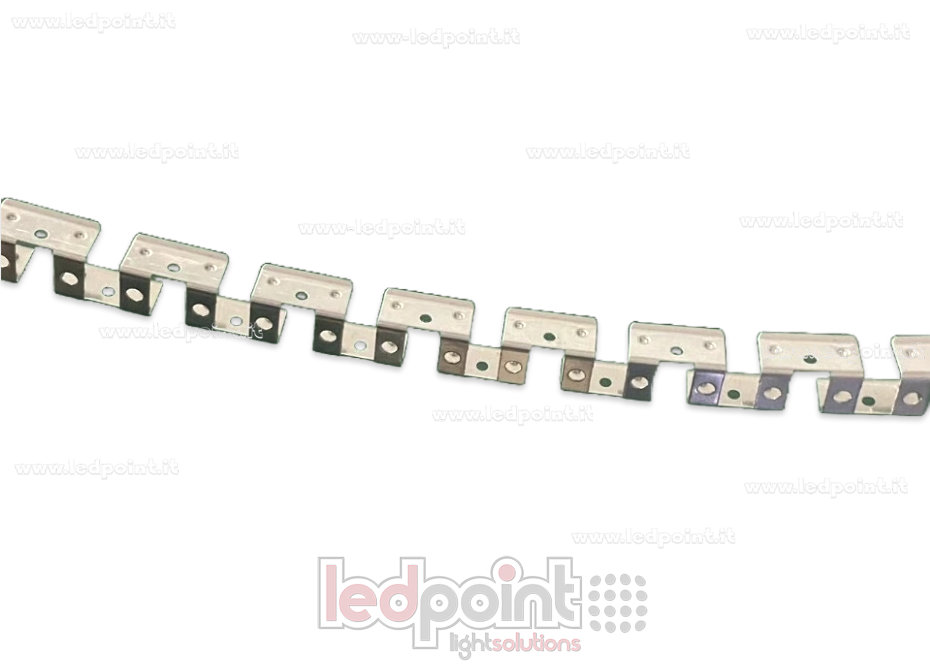 Barre en aluminium pliable de 1m pour fixation du Néon Flex 12x12mm NEO-1212-ACF Barre en aluminium pliable de 1m pour fixation du Néon Flex 12x12mm NEO-1212-ACF