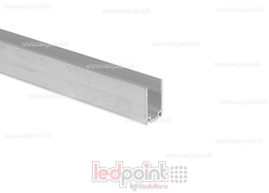 Barre de fixation en aluminium, 1m, pour Led Neon Flex 6mm (NEO6LT) NEO6L-ACH