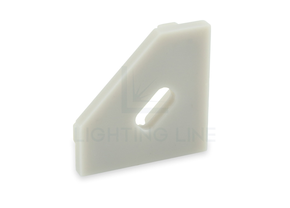 Embout pour profilé en aluminium pour rubans led PRA-AN01-GP-W Embout pour profilé en aluminium pour rubans led PRA-AN01-GP-W