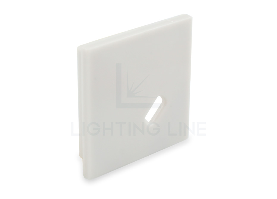 Embout pour profilé en aluminium pour rubans led PRA-AN0405L-GP-W Embout pour profilé en aluminium pour rubans led PRA-AN0405L-GP-W