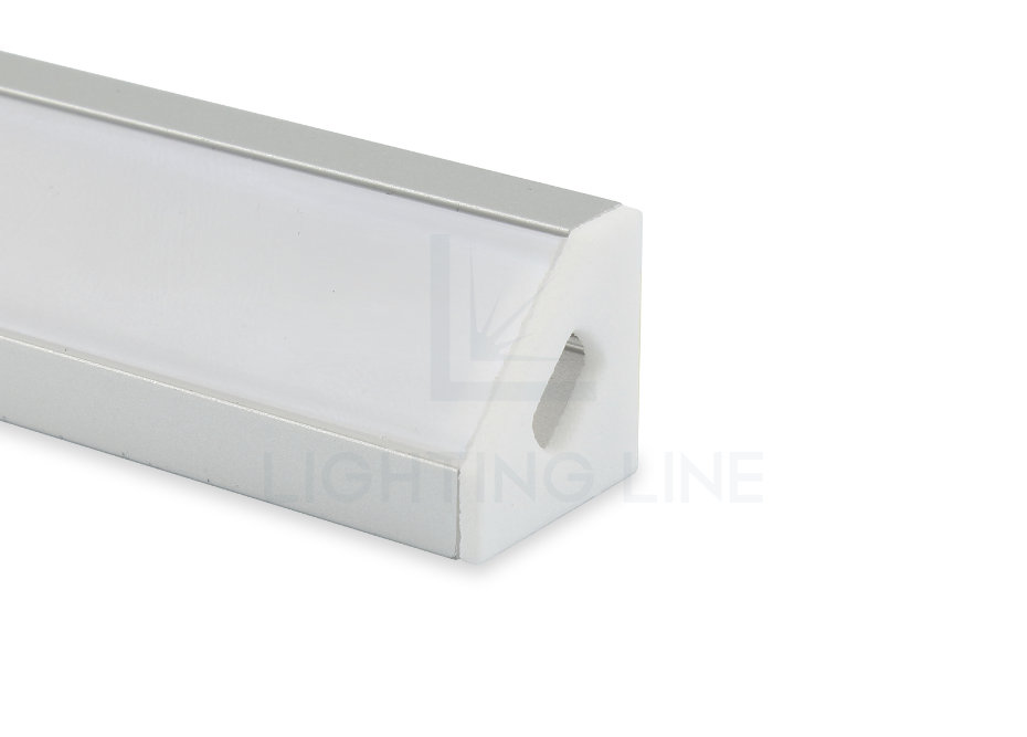 Embout pour profilé en aluminium pour rubans led PRA-AN07-WP-W