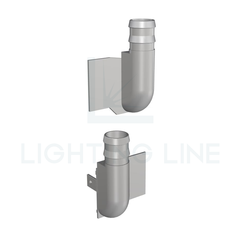 Embout pour profilé en aluminium pour rubans led PRA-CC01-3D-W25