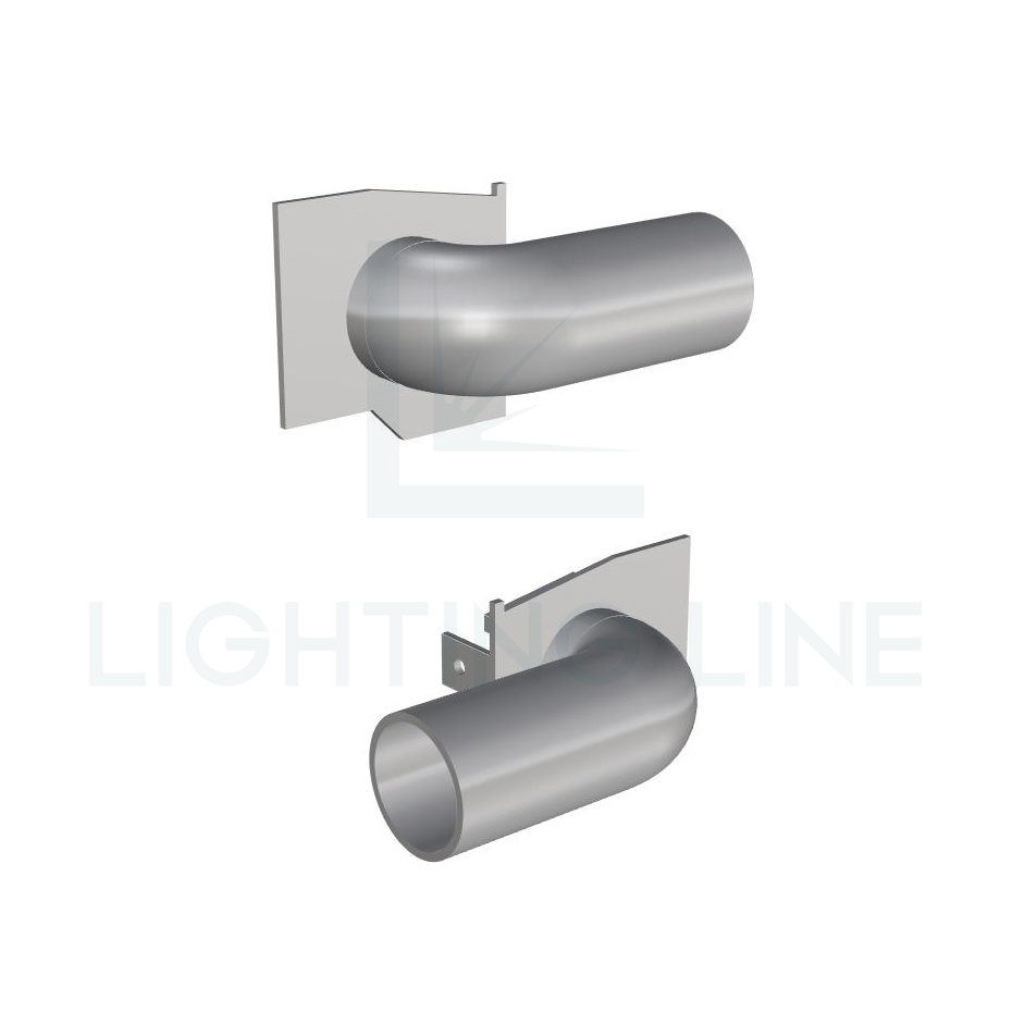 Embout pour profilé en aluminium pour rubans led PRA-CC01-3D-W32