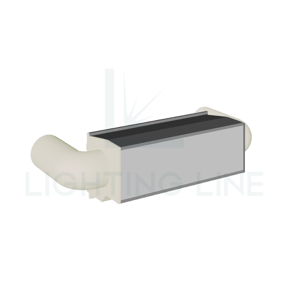 Embout pour profilé en aluminium pour rubans led PRA-CC01S-WP-W32 Embout pour profilé en aluminium pour rubans led PRA-CC01S-WP-W32