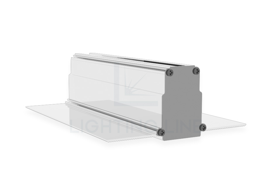 Embout pour profilé en aluminium pour rubans led PRA-DW11-SM-U Embout pour profilé en aluminium pour rubans led PRA-DW11-SM-U