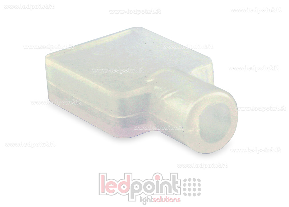 Embout pour profilé en aluminium pour rubans led Lx-ENC-10-W