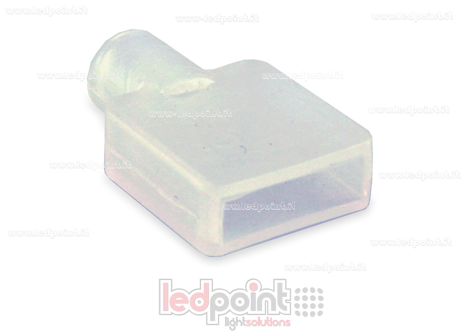 Embout pour profilé en aluminium pour rubans led Lx-ENC-10-W