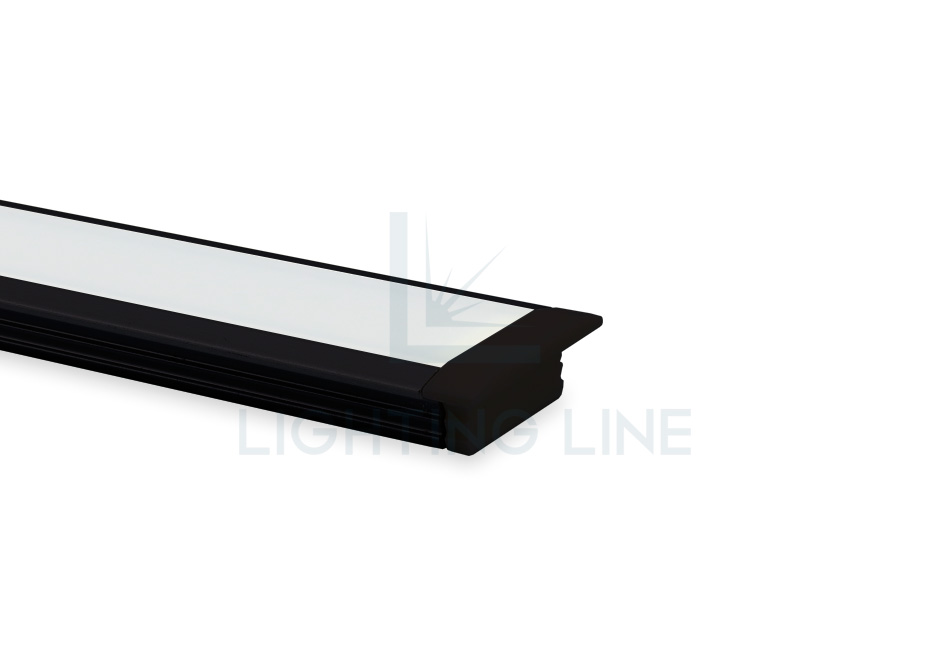 Embout pour profilé en aluminium pour rubans led PRA-RE01-BP-N
