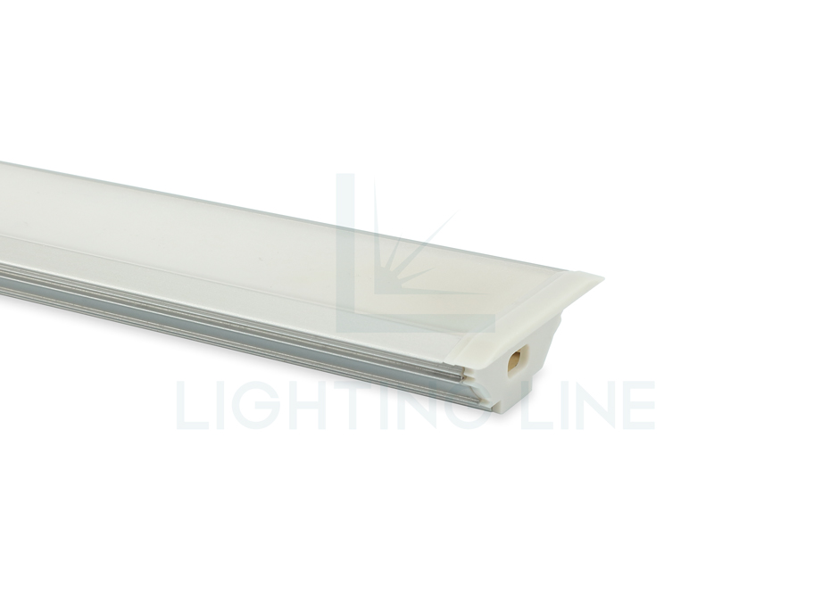 Profilé en aluminium pour rubans led PRA-RE03-GP-W
