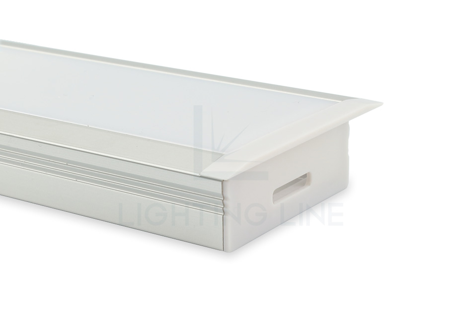Embout pour profilé en aluminium pour rubans led PRA-RE04B-GP-W Embout pour profilé en aluminium pour rubans led PRA-RE04B-GP-W