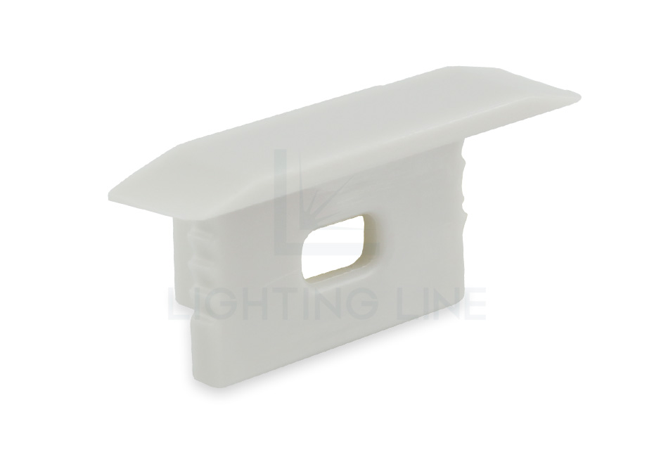 Embout pour profilé en aluminium pour rubans led PRA-RE05-GP-W Embout pour profilé en aluminium pour rubans led PRA-RE05-GP-W