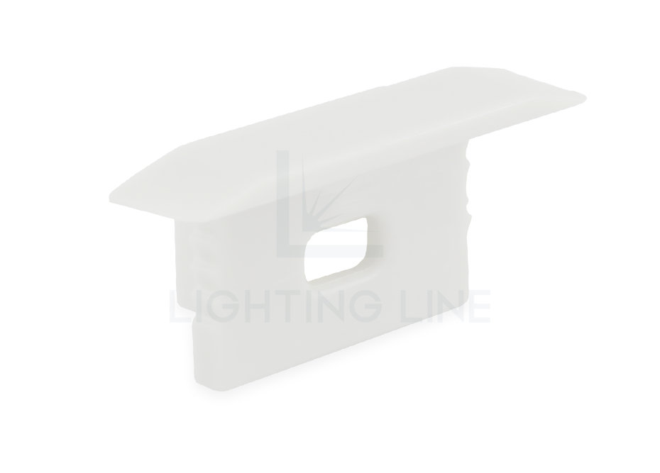 Embout pour profilé en aluminium pour rubans led PRA-RE05-WP-W Embout pour profilé en aluminium pour rubans led PRA-RE05-WP-W