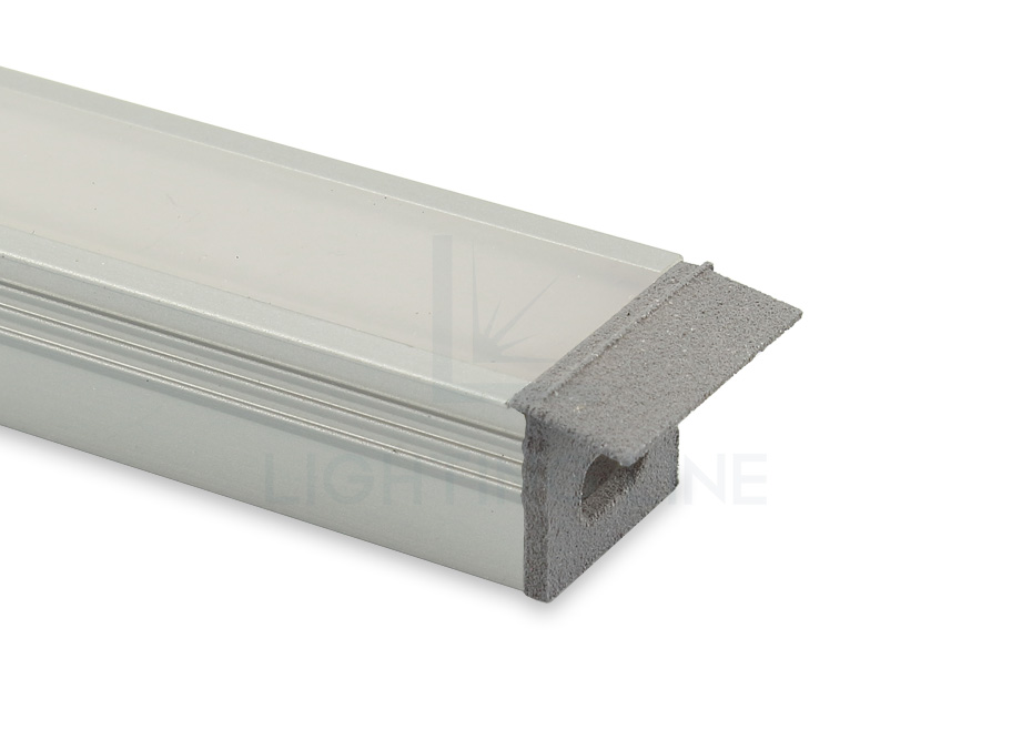Embout pour profilé en aluminium pour rubans led PRA-RE11-GP-W Embout pour profilé en aluminium pour rubans led PRA-RE11-GP-W