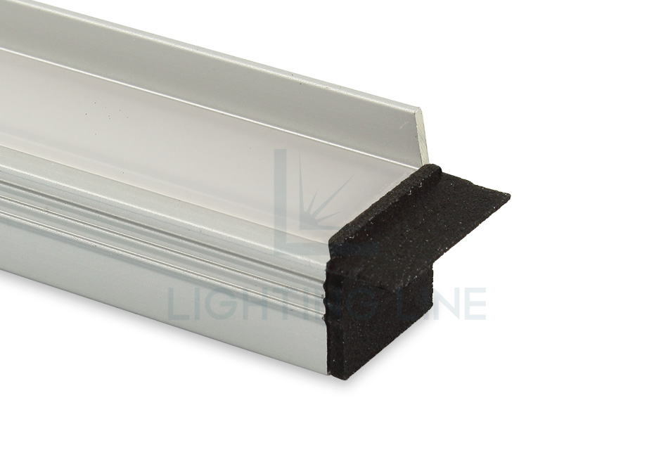 Embout pour profilé en aluminium pour rubans led PRA-RE12D-BP-N Embout pour profilé en aluminium pour rubans led PRA-RE12D-BP-N