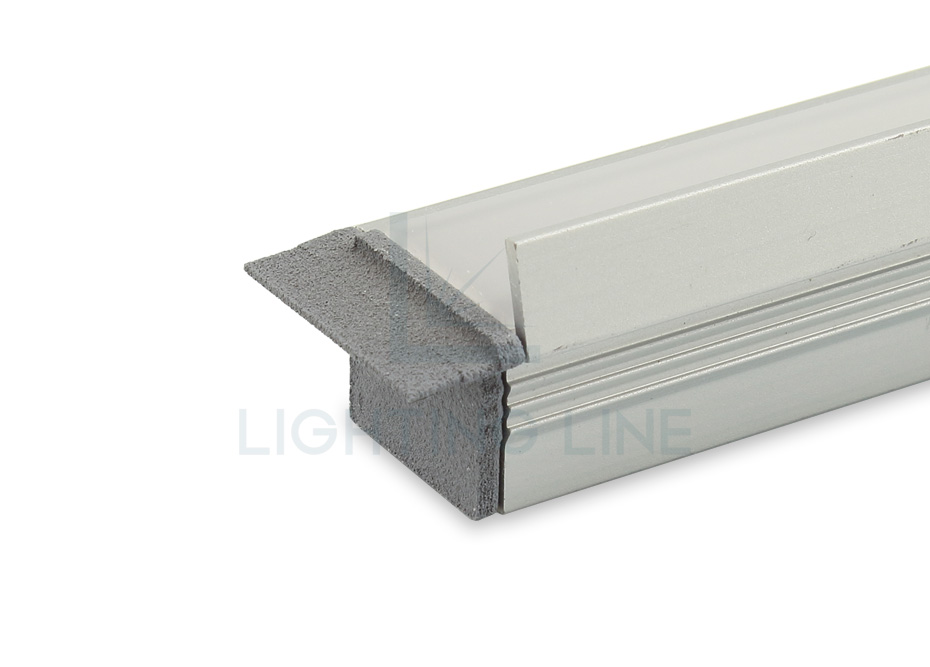 Embout pour profilé en aluminium pour rubans led PRA-RE12D-GP-N Embout pour profilé en aluminium pour rubans led PRA-RE12D-GP-N