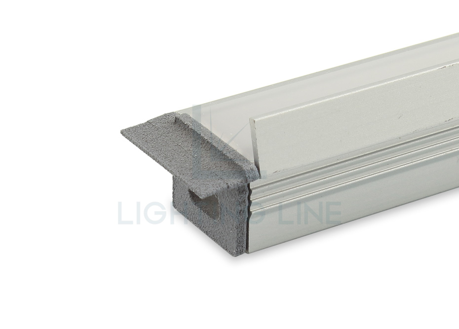 Embout pour profilé en aluminium pour rubans led PRA-RE12D-GP-W Embout pour profilé en aluminium pour rubans led PRA-RE12D-GP-W