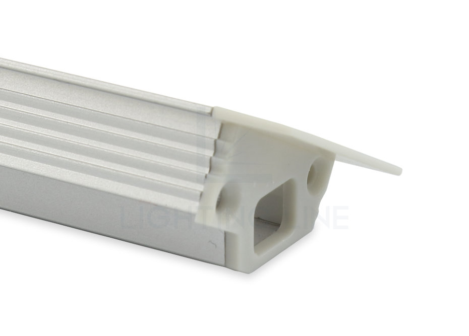 Embout pour profilé en aluminium pour rubans led PRA-RE13L-GP-U
