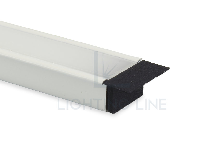 Embout pour profilé en aluminium pour rubans led PRA-RE15-BP-N