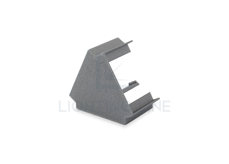 Embout pour profilé en aluminium pour rubans led PRA-SL02-3D-HEC Embout pour profilé en aluminium pour rubans led PRA-SL02-3D-HEC