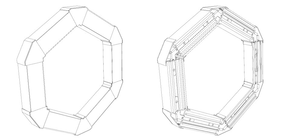 Embout pour profilé en aluminium pour rubans led PRA-SL02-3D-HE