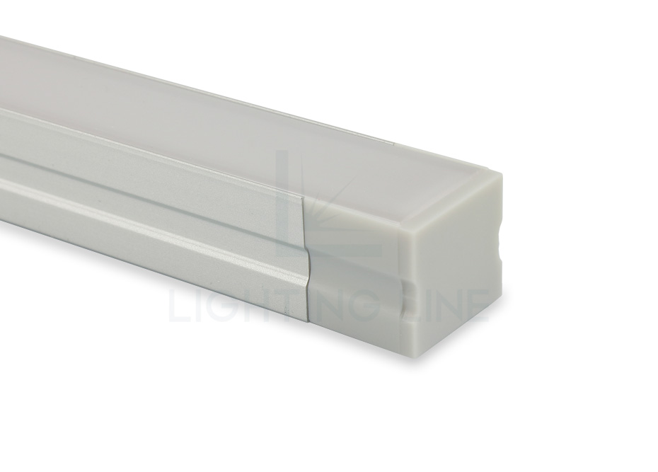 Embout pour profilé en aluminium pour rubans led PRA-SL05-GP-F
