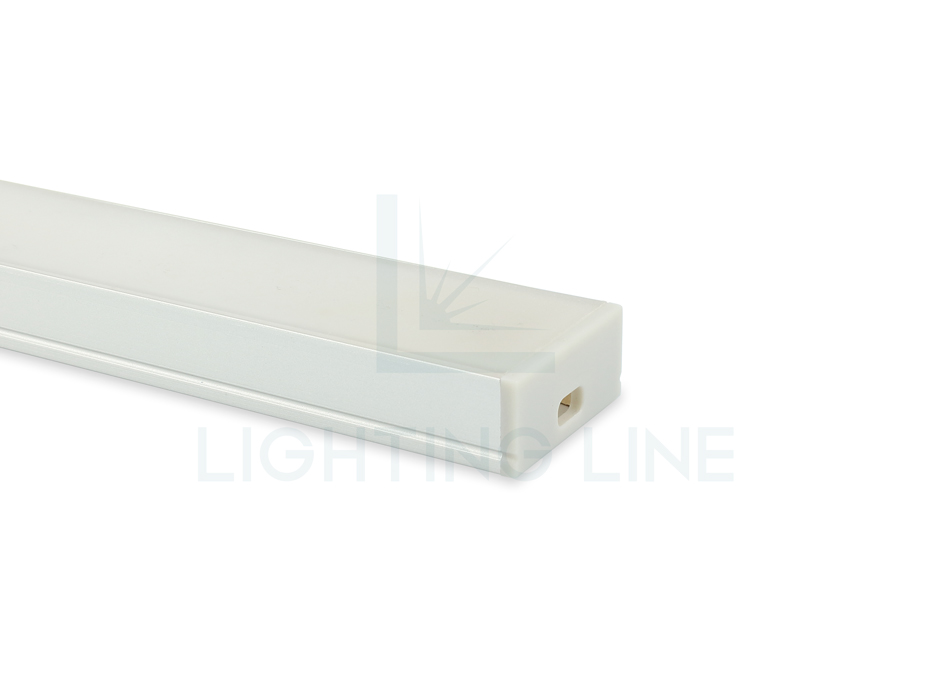Embout pour profilé en aluminium pour rubans led PRA-SL06-GP-W
