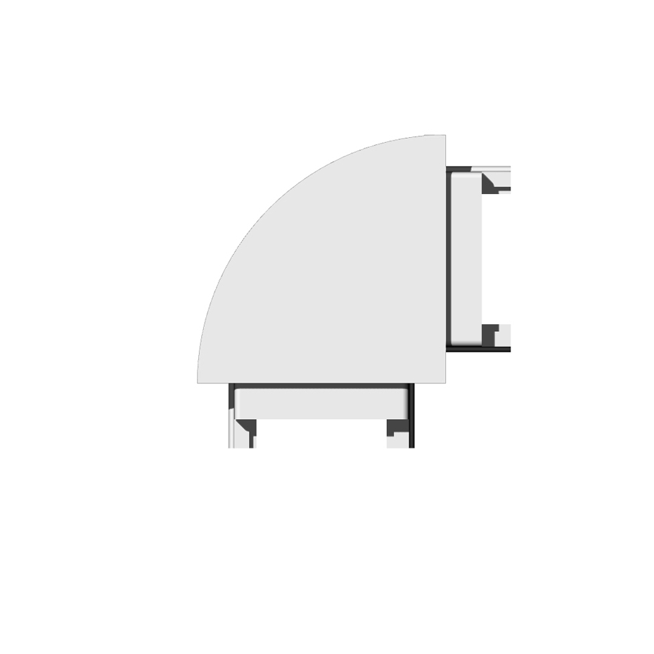 Embout pour profilé en aluminium pour rubans led PRA-SL08-X Embout pour profilé en aluminium pour rubans led PRA-SL08-X