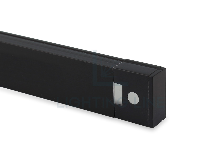 Embout pour profilé en aluminium pour rubans led PRA-SL08-BP-F
