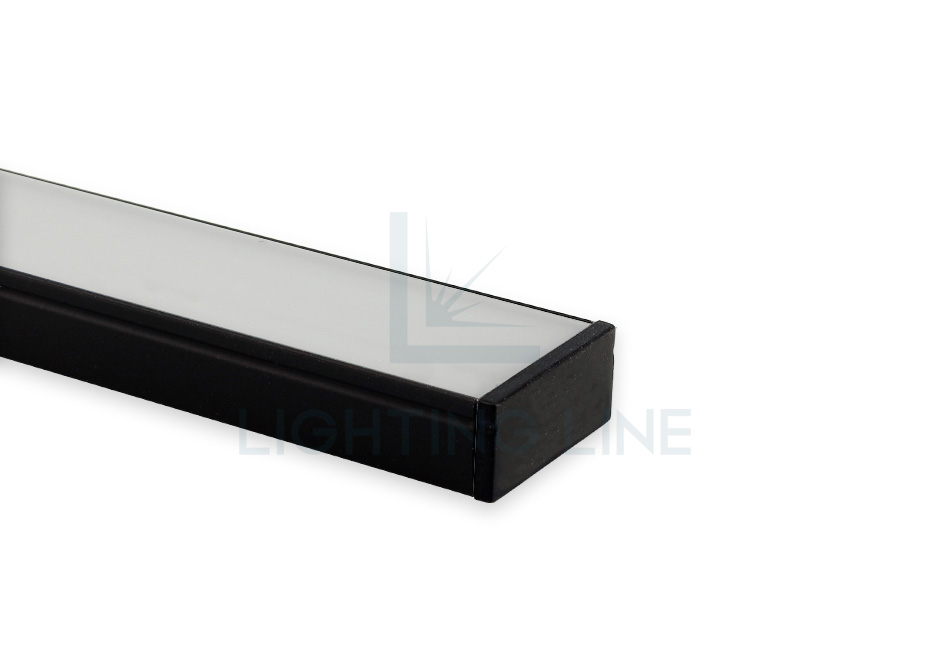Embout pour profilé en aluminium pour rubans led PRA-SL08-BP-N Embout pour profilé en aluminium pour rubans led PRA-SL08-BP-N