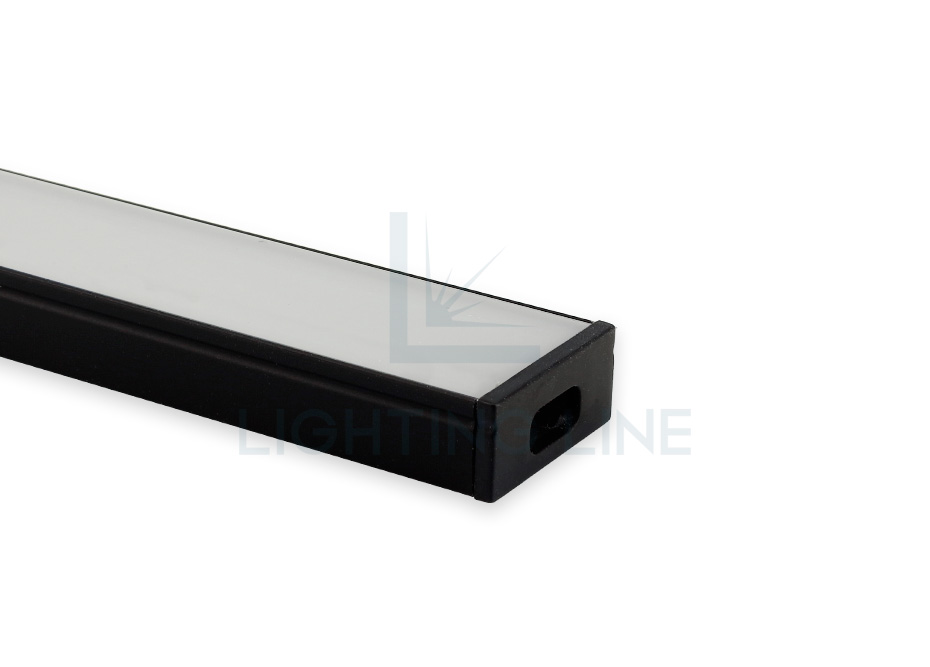Embout pour profilé en aluminium pour rubans led PRA-SL08-BP-W Embout pour profilé en aluminium pour rubans led PRA-SL08-BP-W