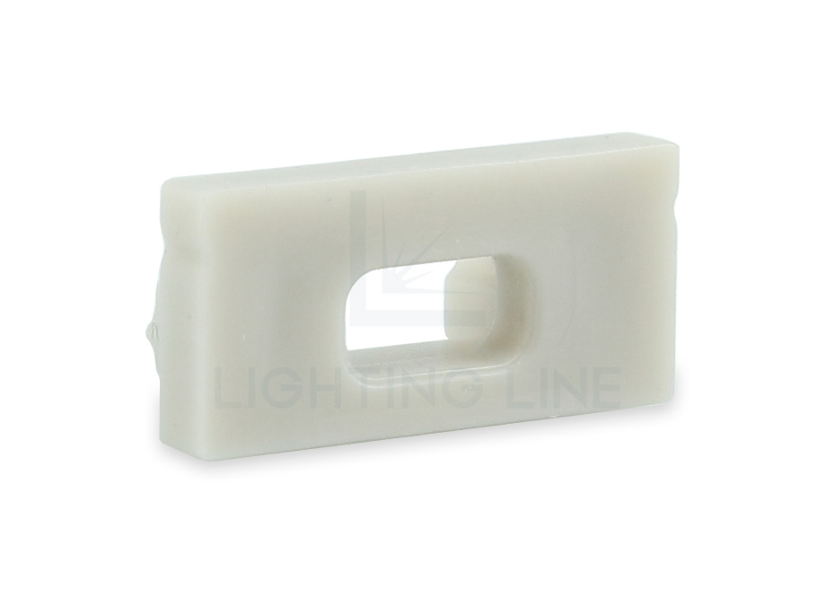 Embout pour profilé en aluminium pour rubans led PRA-SL08-GP-W Embout pour profilé en aluminium pour rubans led PRA-SL08-GP-W