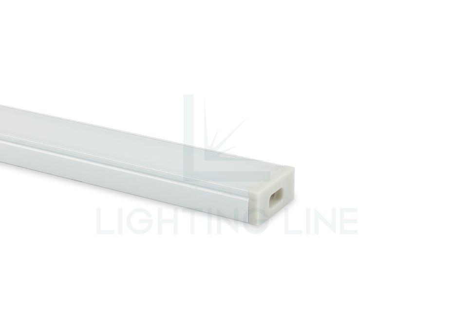 Embout pour profilé en aluminium pour rubans led PRA-SL08-GP-W Embout pour profilé en aluminium pour rubans led PRA-SL08-GP-W
