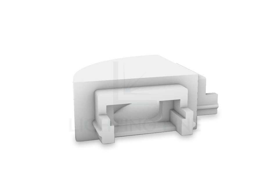 Embout pour profilé en aluminium pour rubans led PRA-SL08-X Embout pour profilé en aluminium pour rubans led PRA-SL08-X