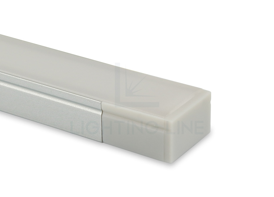 Embout pour profilé en aluminium pour rubans led PRA-SL12-GP-F Embout pour profilé en aluminium pour rubans led PRA-SL12-GP-F